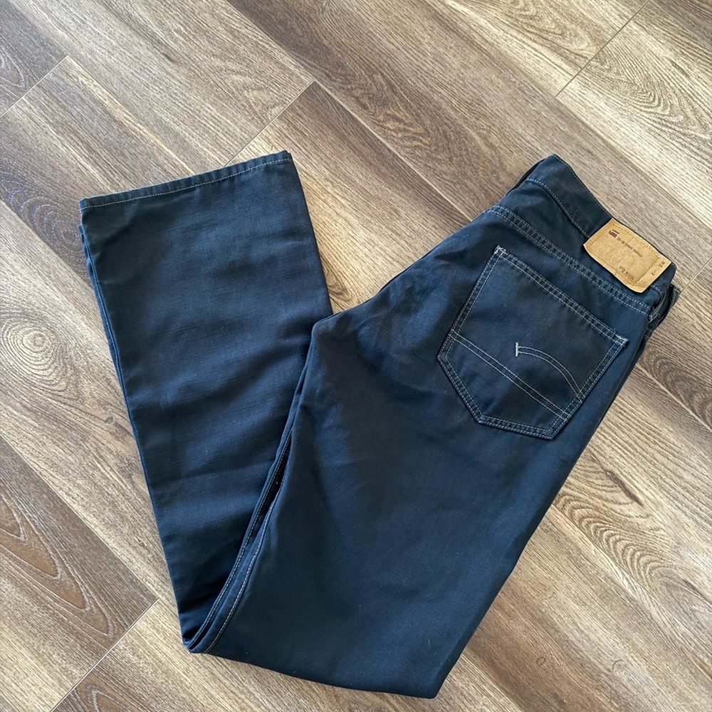 G-Star Men's Black Denim Pants